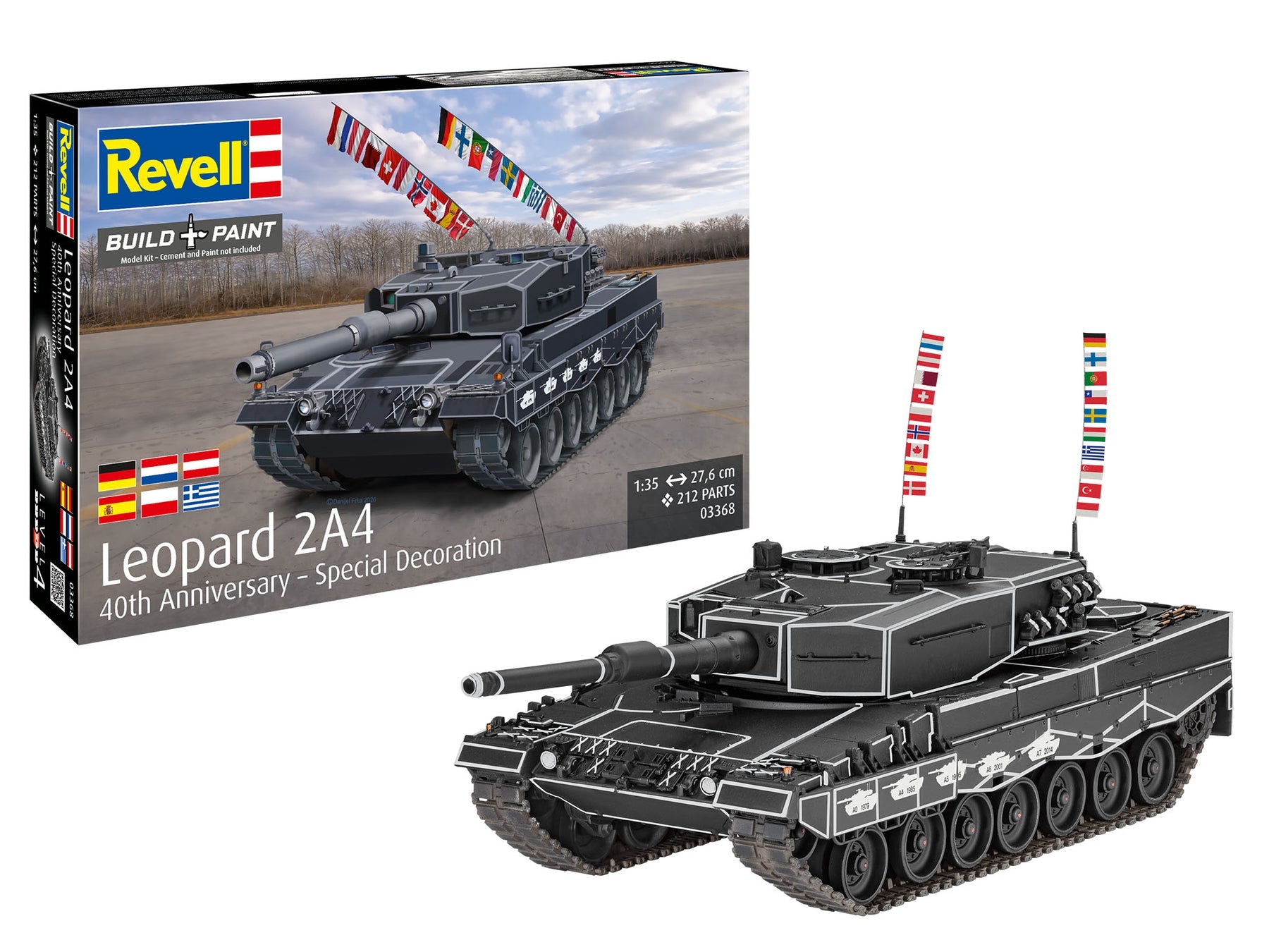 1/35 Leopard 2A4 40th Anniversary - Special Decoration
