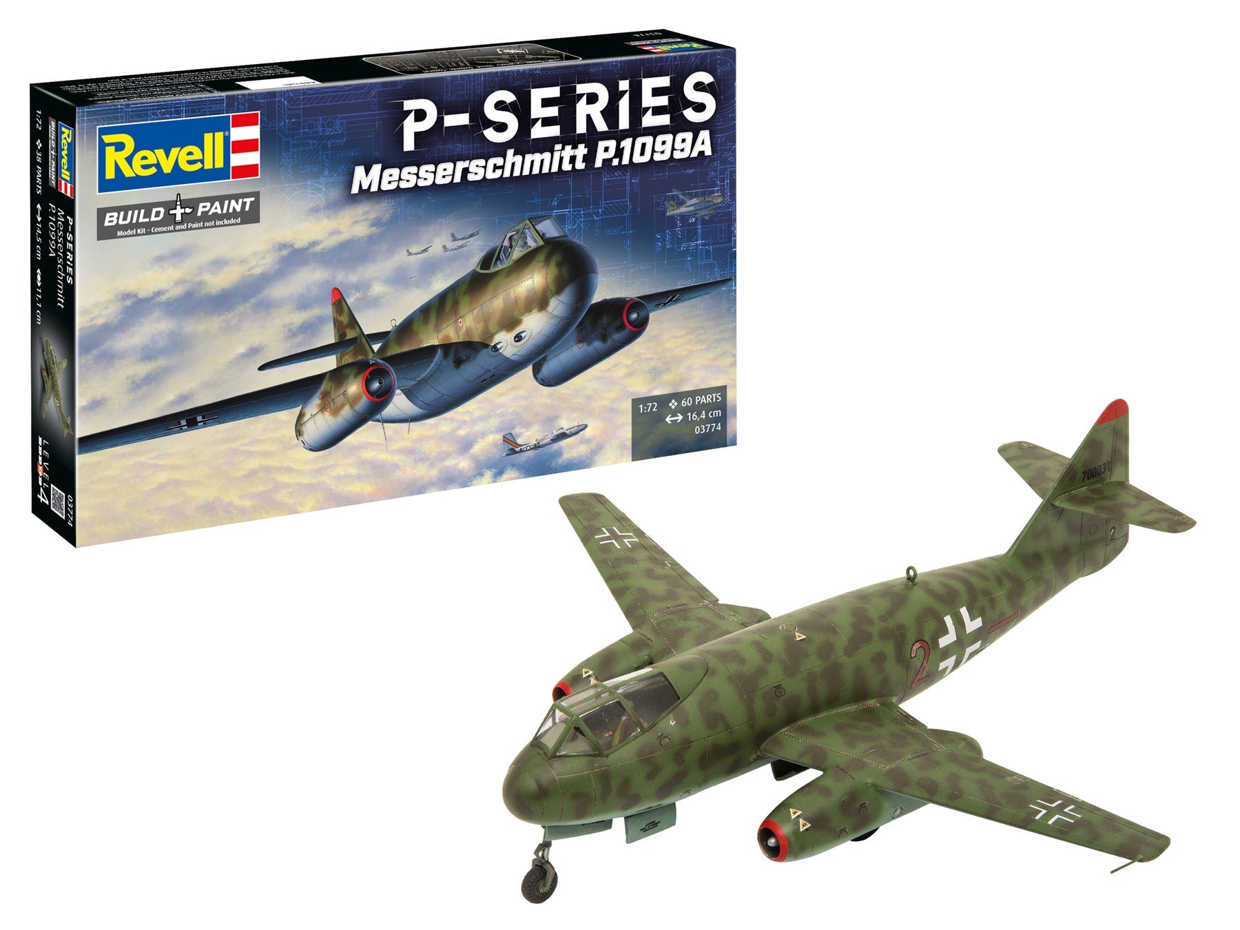 1/72 Messerschmitt P.1099A P-Series