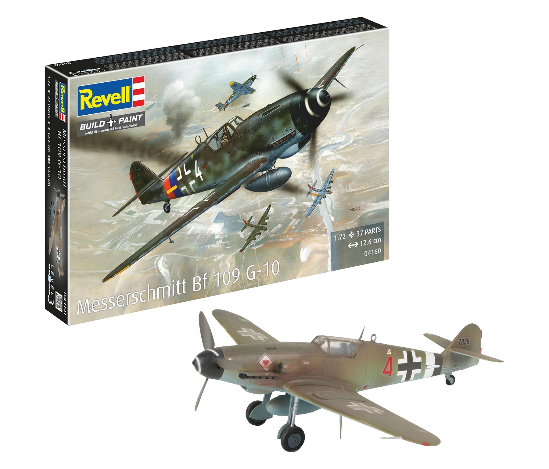 1/72 Messerschmitt Bf 109 G-10 (Military Aircraft)