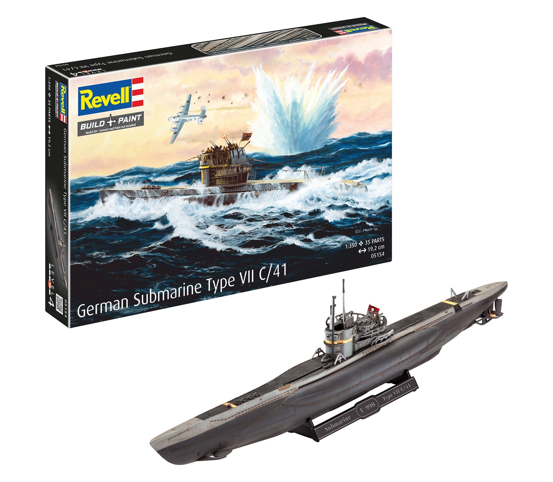 1/350 German Submarine Type VII C/41