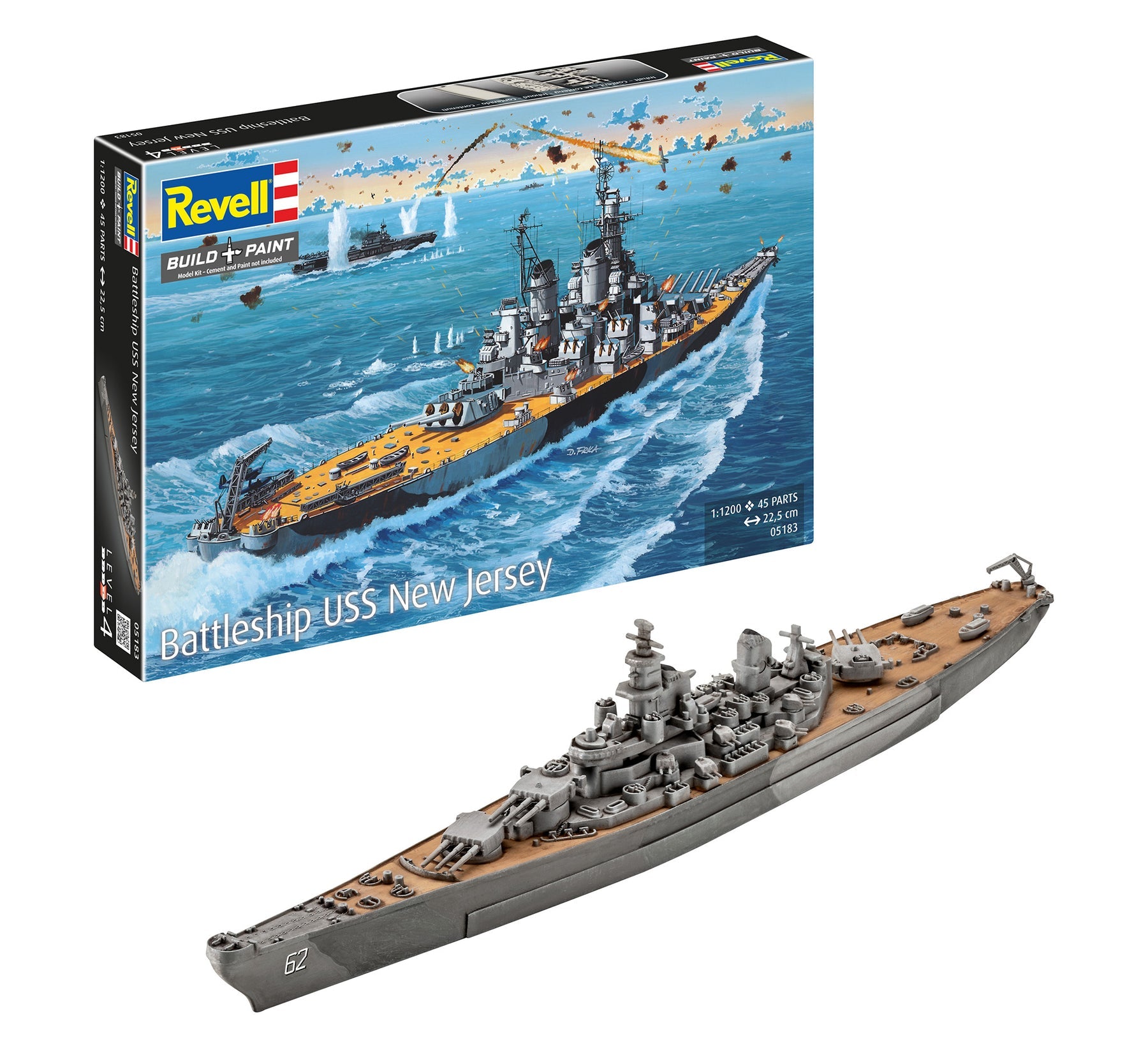 1/1200 Battleship USS New Jersey