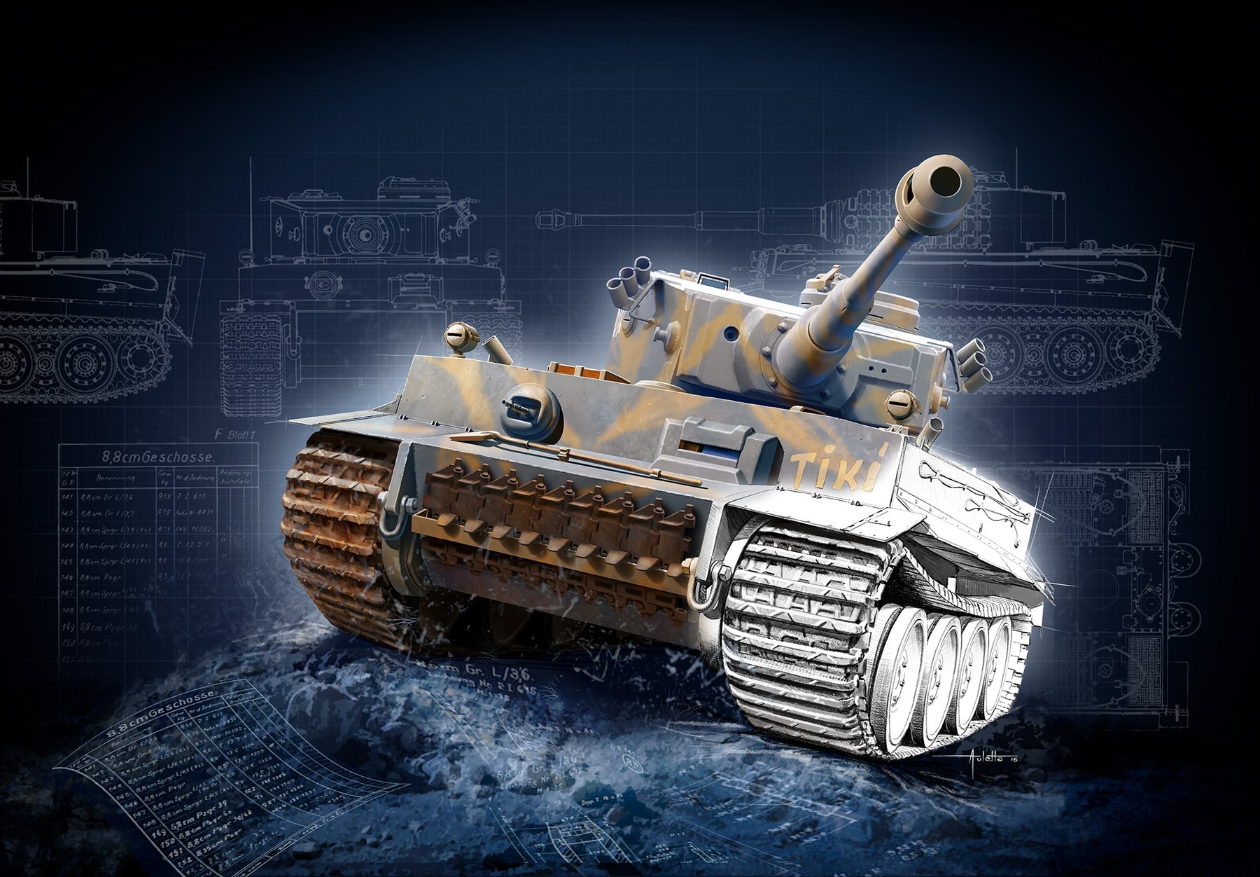 Gift Set PzKpfw. VI Tiger I Ausf. E