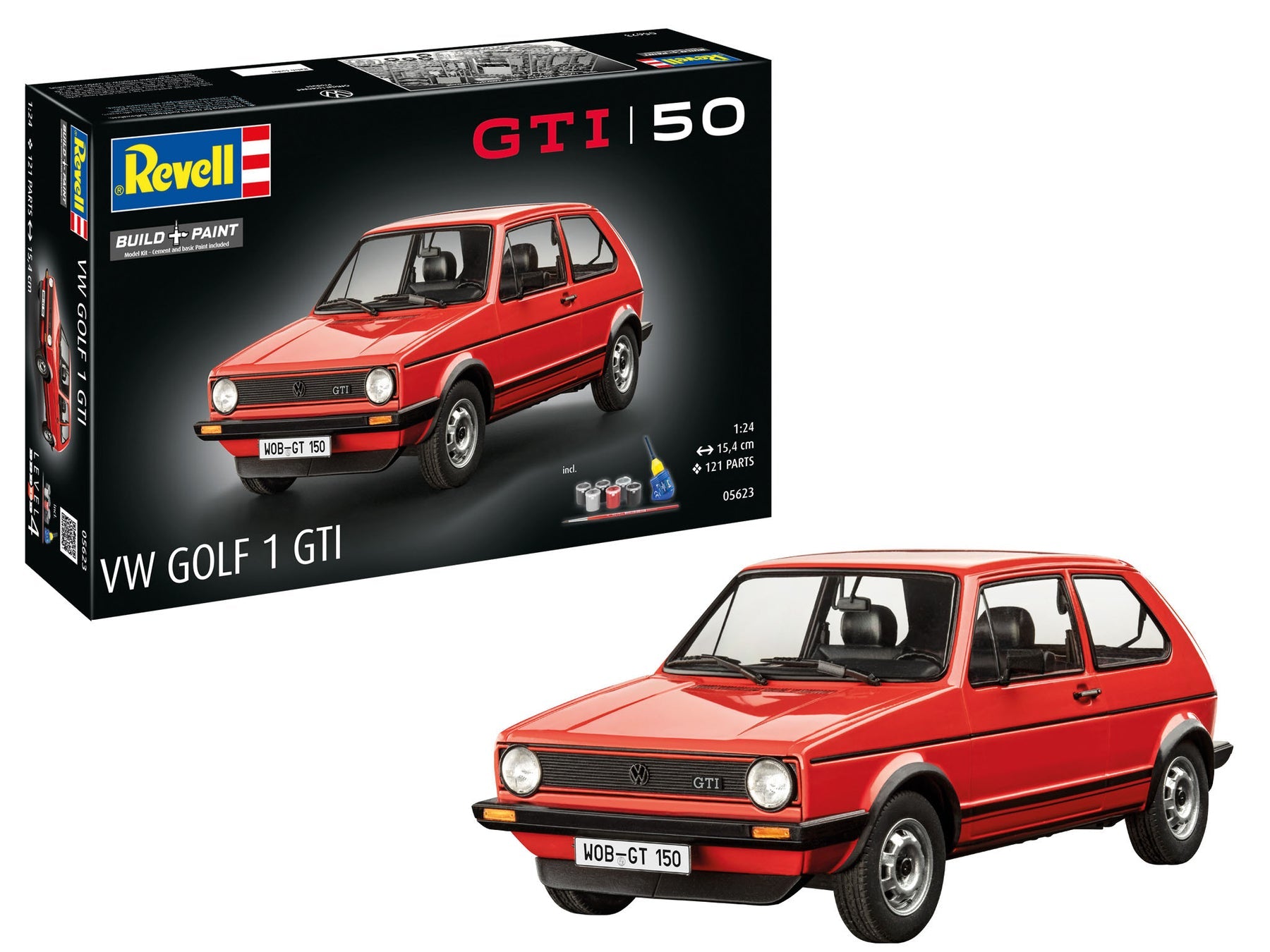1/24 Gift Set "50 Years of the VW Golf 1 GTI"