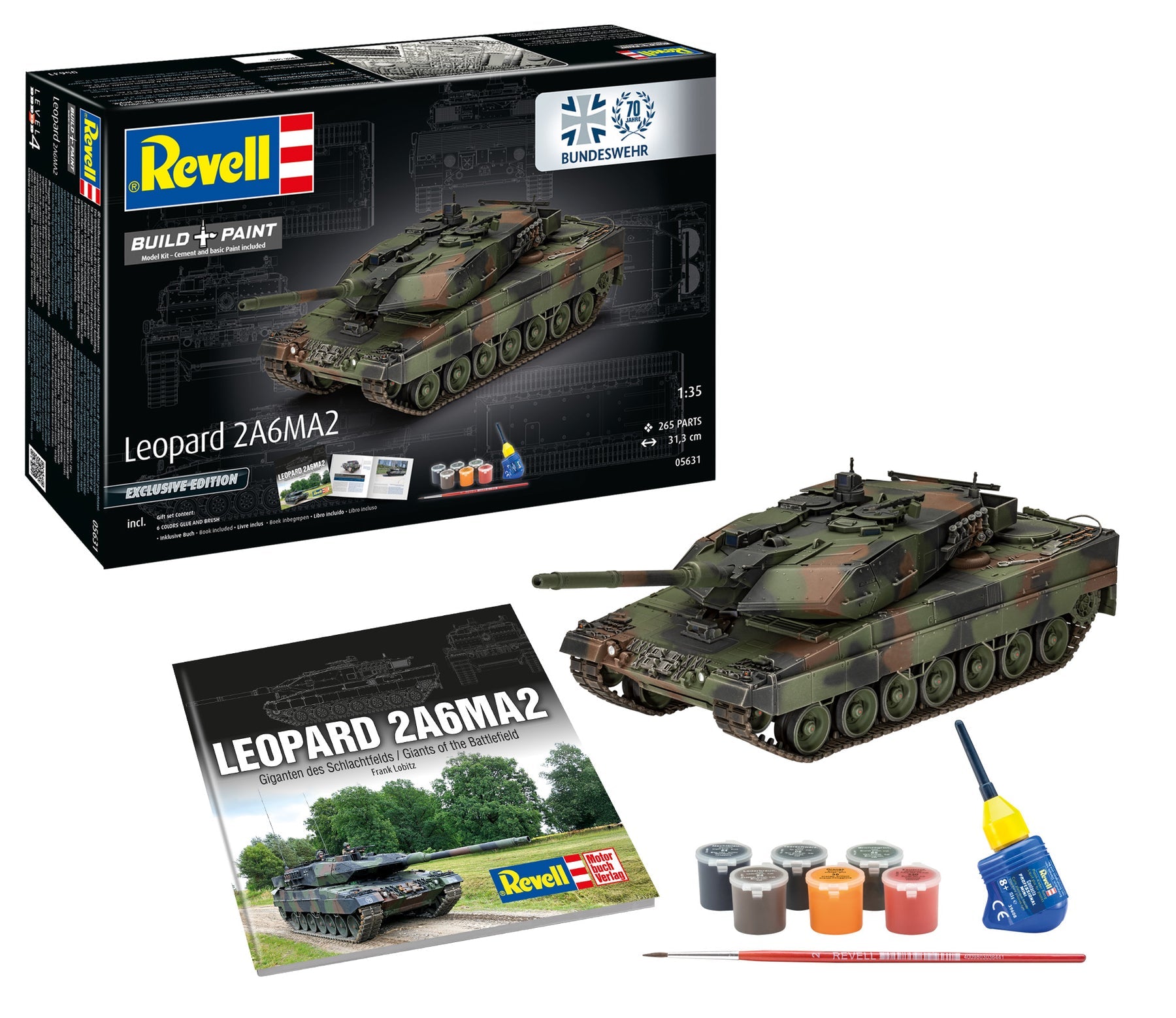 1/35 Leopard 2 A6A2 "70 Years Bundeswehr" [Exclusive Edition]