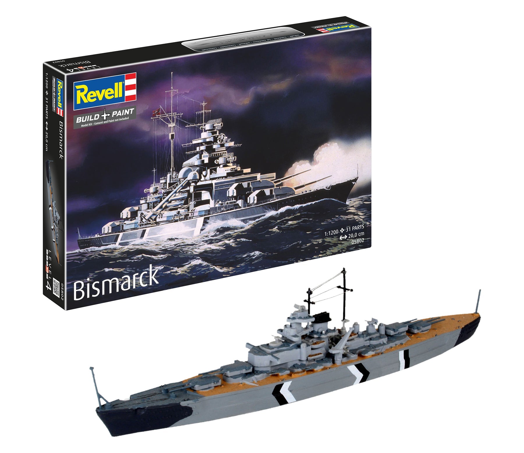 1/1200 Battelship Bismarck (MIlitary Ships)