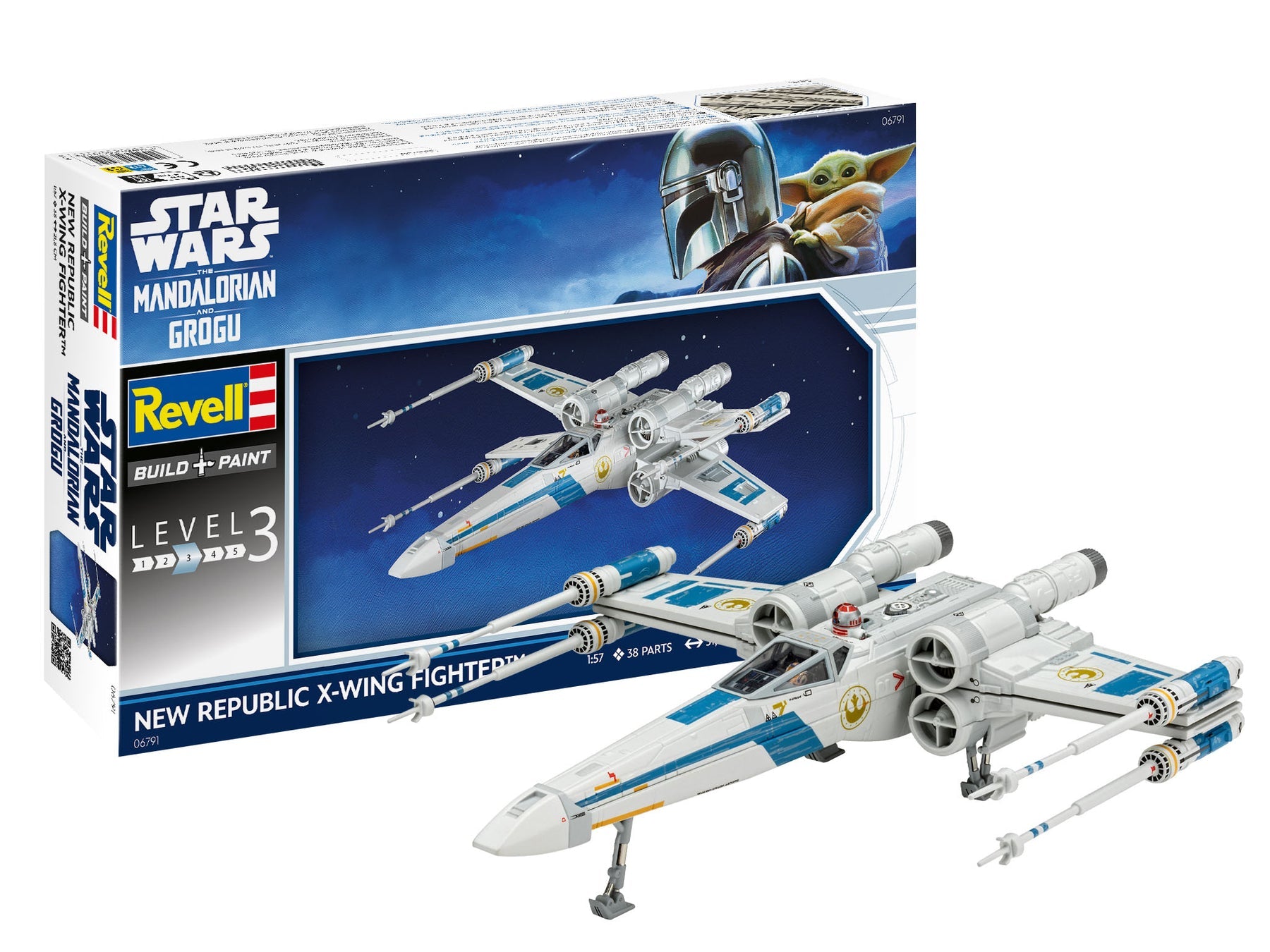 1/57 Star Wars The Mandalorian: New Republic X-Wing Fighter