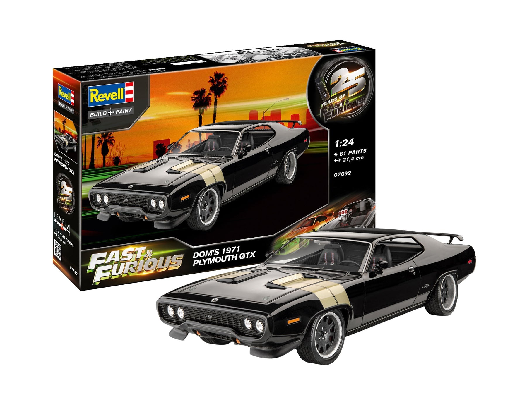 1/24 Fast & Furious - Dom's 1971 Plymouth GTX