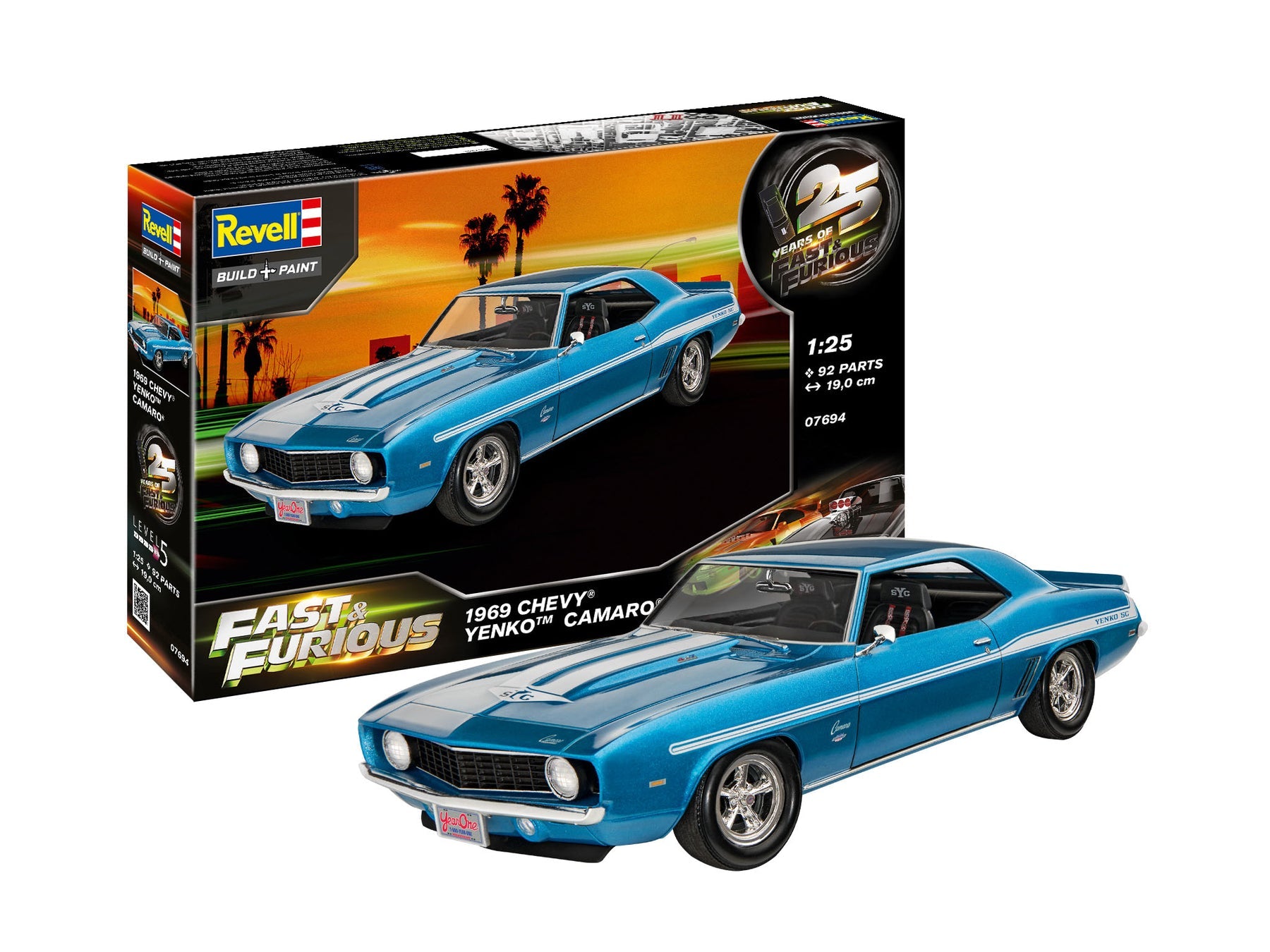1/25 Fast & Furious - 1969 Chevy Yenko Camaro