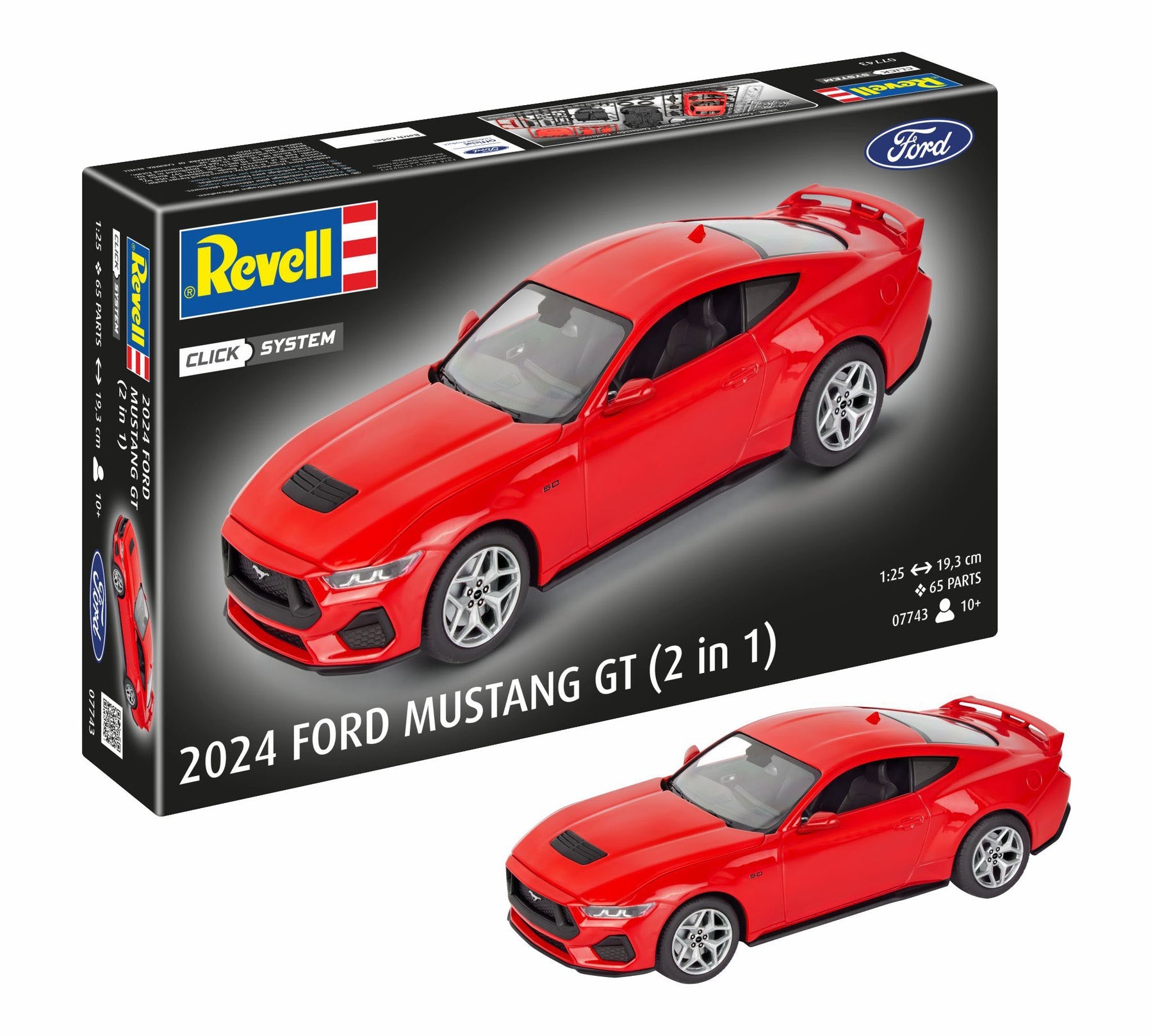 1/25 2024 Ford Mustang GT (2 in 1) [Click-System]
