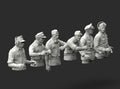 Rommel e Staff Afrika Korps – Mezzi Busti