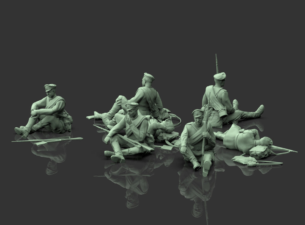 Fanteria Sovietica in Attesa WWII