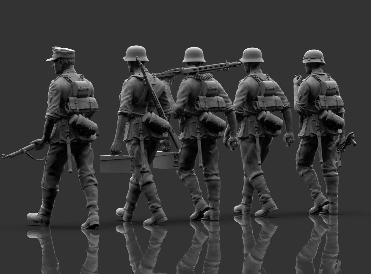 Fanteria Tedesca in Movimento WWII