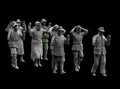 Prigionieri Tedeschi con Scorta Sovietica WWII