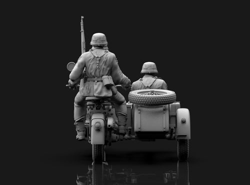 BMW R75 Tedesca con MG WWII