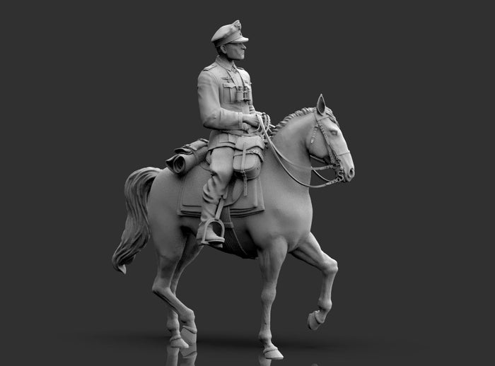 Ufficiale Tedesco a Cavallo WWII