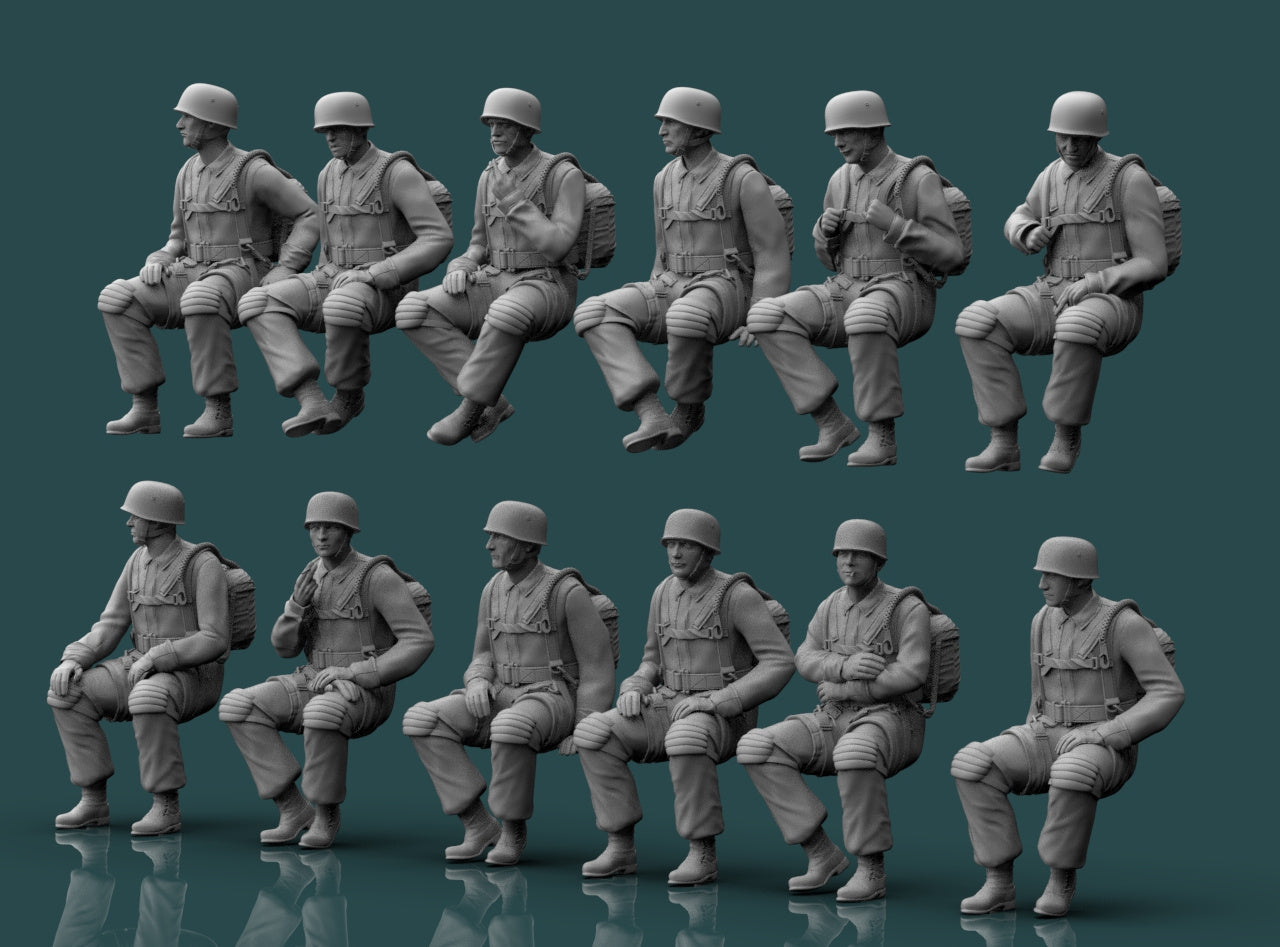 Fallschirmjäger Tedeschi su Trasporto WWII