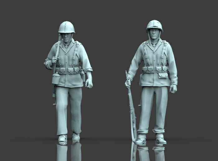 Fanteria Americana in Ispezione WWII