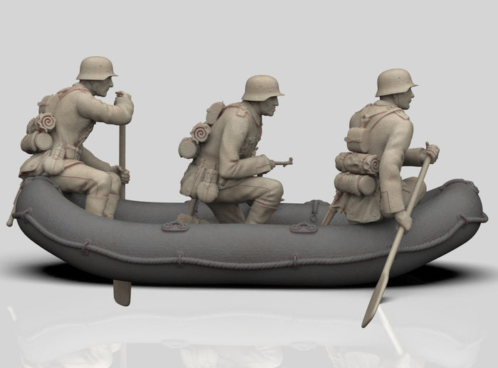 Genieri Tedeschi con Zattera WWII