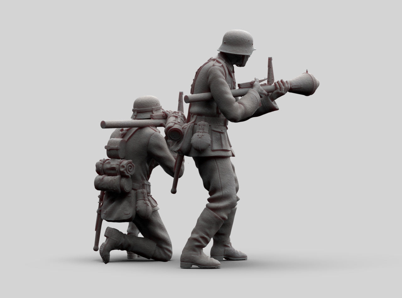 Soldati Tedeschi con Panzerfaust WWII