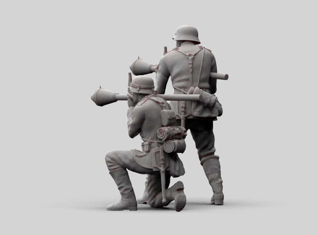 Soldati Tedeschi con Panzerfaust WWII