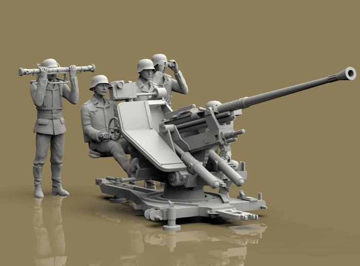 Flak 37 con equipaggio
