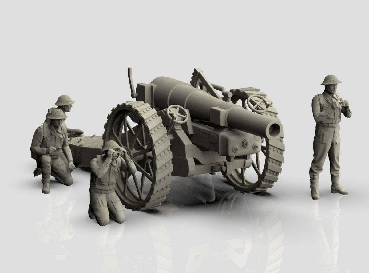 Artiglieria Britannica WWI con Howitzer Mk VI
