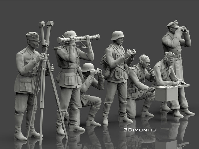 Squadra Tedesca Osservazione Tiro WWII