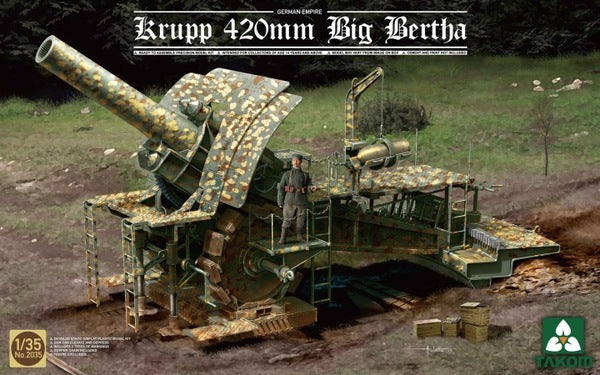 1/35 German Empire 420mm Big Bertha Siege Howitzer