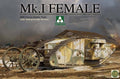 1/35 WWI Heavy Battle Tank Mk.I female with anti grenade screen
