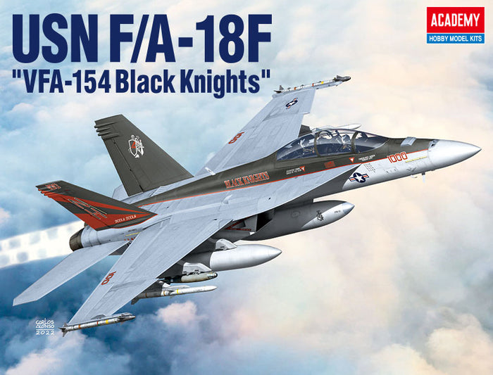 1/72 USN F/A-18F VFA-154 Black Knights