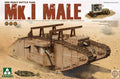 1/35 WWI Heavy Battle Tank Mk.I male 2in1