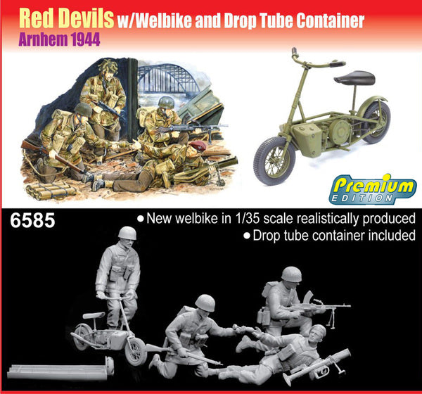1/35 Red Devils w/Welbike and Drop Tube