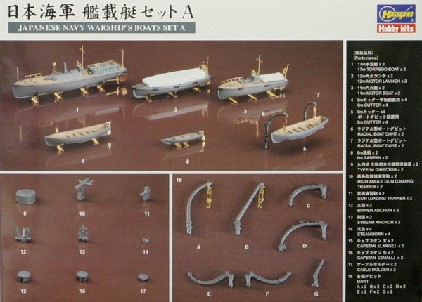 1/350 Jap. Navy Warships Boats