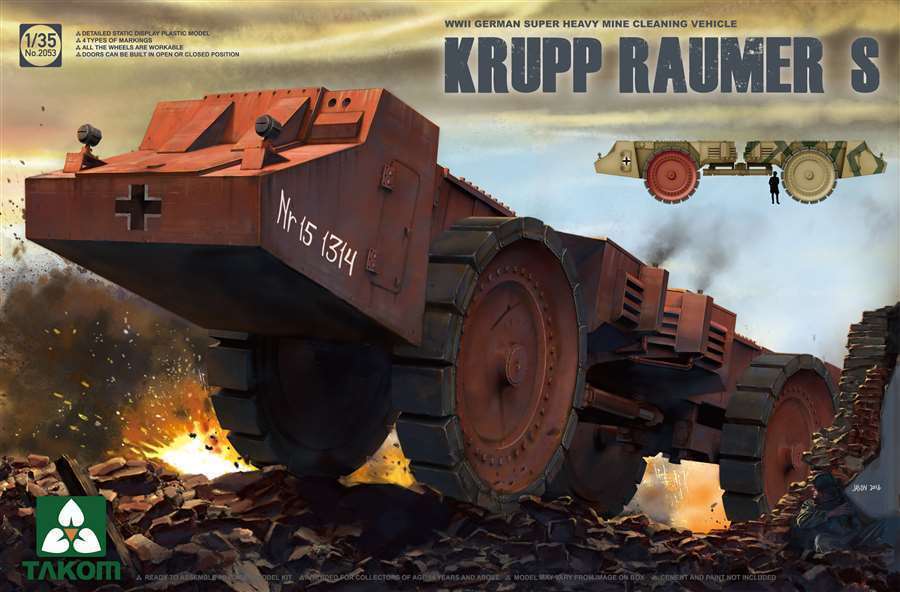 1/35 German Super Heavy Cleaning VehicleKrupp Raumer S