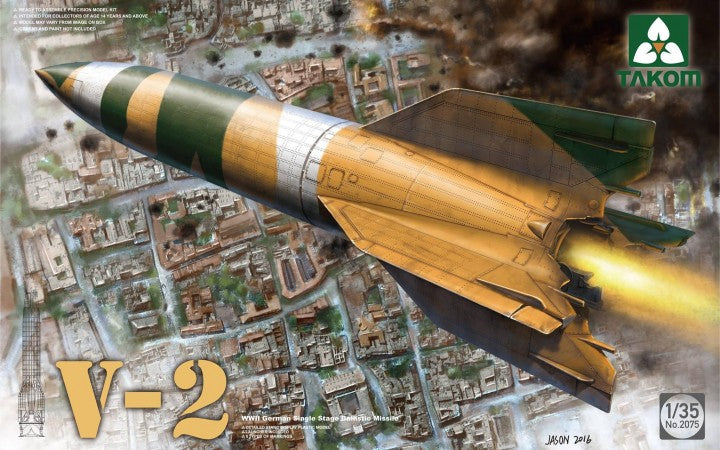 1/35 WWII German Single Stage Ballistic Missile V-2