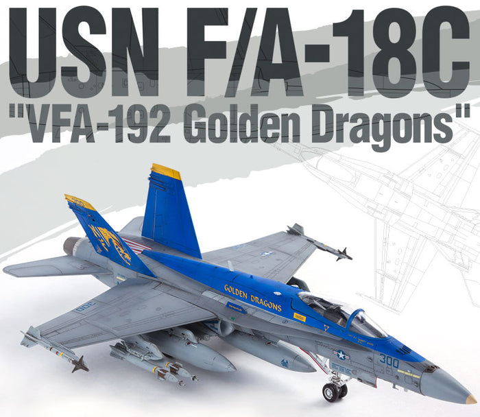 1/72 USN F/A-18C "VFA-192 Golden Dragons"