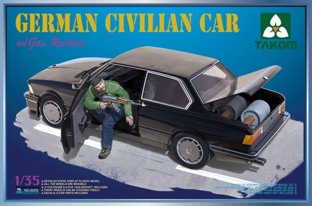 1/35 German Civilian Car with Gas Rockets