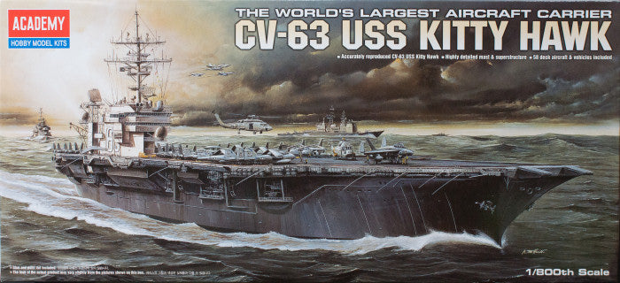1/800 USS CV-63 Kitty Hawk