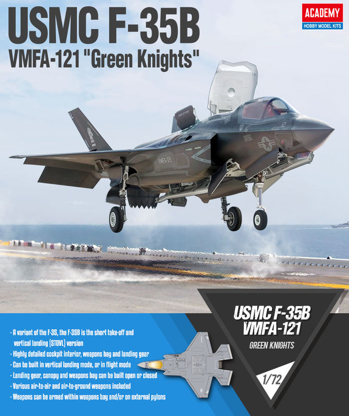 1/72 USMC F-35B VMFA-121 "Green Knights"