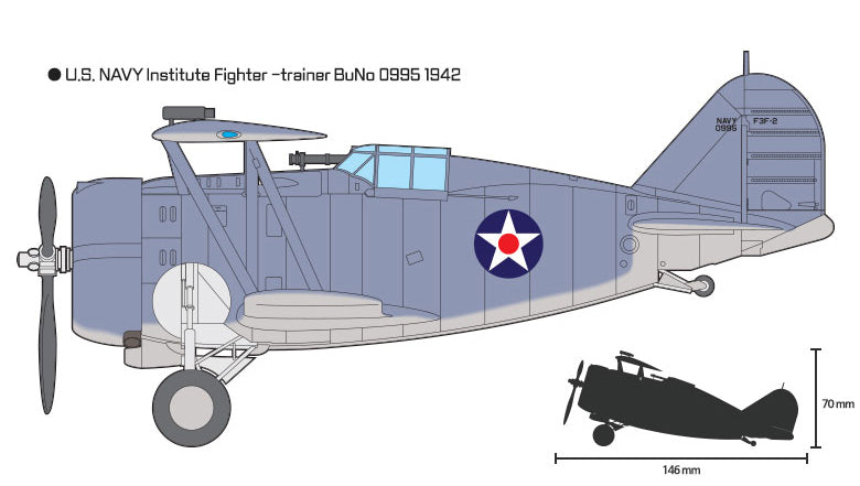 1/48 USN F3F-2 VF-6 "Fighting Six" - immagine 4