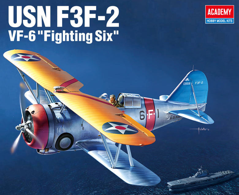 1/48 USN F3F-2 VF-6 "Fighting Six" - immagine 1