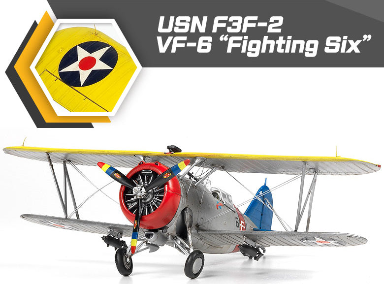 1/48 USN F3F-2 VF-6 "Fighting Six" - immagine 5