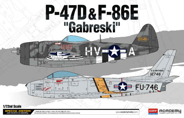 1/72 P-47D e F-86E "Gabreski"