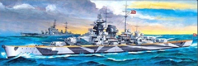 1/800 German Battleship Tirpitz