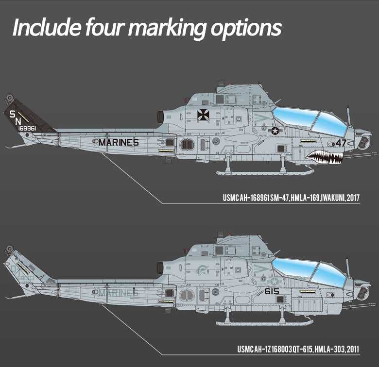 1/35 USMC AH-1Z "Shark Mouth" [Limited Edition] - immagine 13