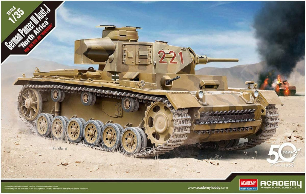 1/35 German Panzer III Ausf.J "North Africa" - immagine 1