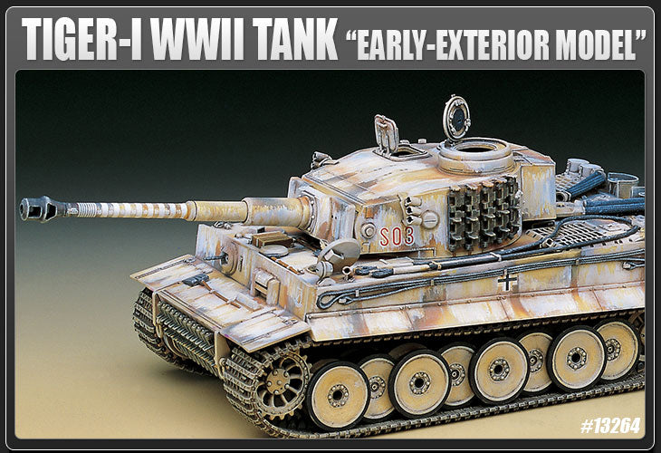 1/35 Tiger-I WWII Tank "Early-Exterior Model"