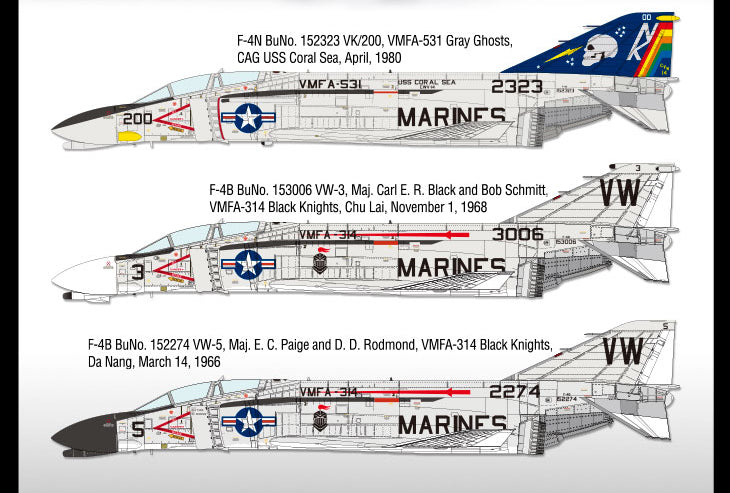 1/48 USMC F-4B/N VMFA-531 "Gray Ghosts"