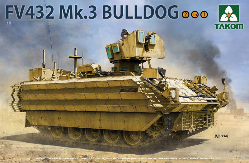 1/35 British APC FV432 Mk.3 Bulldog 2 in 1
