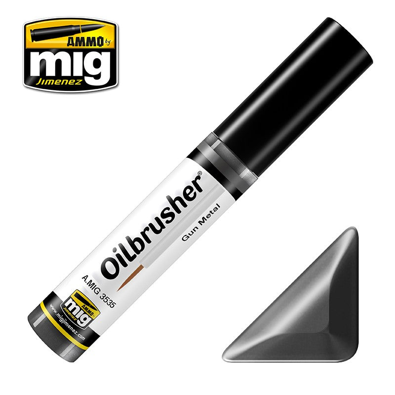 OILBRUSHER Gun Metal - 10ml